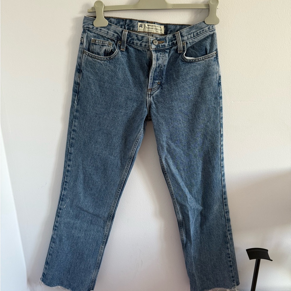 American Eagle Outfitters Blue Straight Leg Jeans